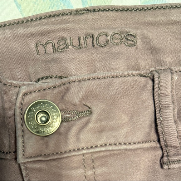 Maurices Purple Skinny Jeans with Unique Color - Picture 3 of 4